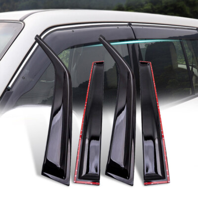 Windabweiser Windows Visors 4-tlg. for Mitsubishi Pajero 2000-2019 Regenabweiser
