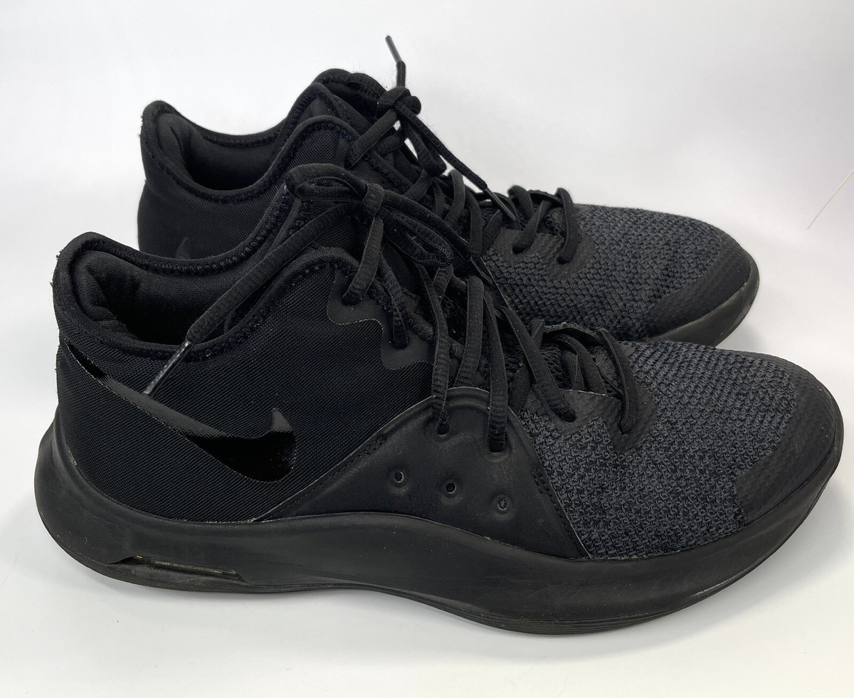 Nike Air Versitile III Hi Top Basketball Trainers Black, Mens US