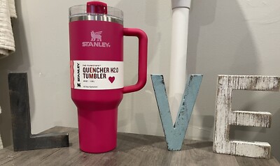 Stanley Valentine s Day Target Exclusive 40 oz Cosmo Pink H2.0 Quencher Tumbler