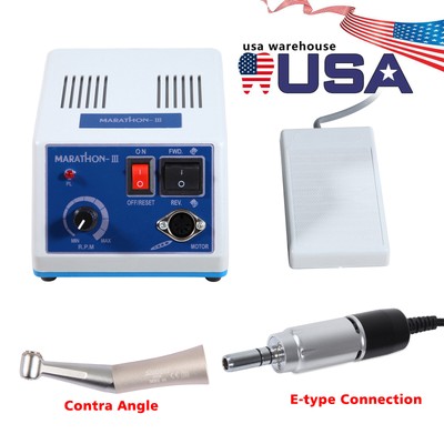 Dental Marathon Micromotor Polisher Electric Motor 35K RPM Handpiece 35,000 rpm