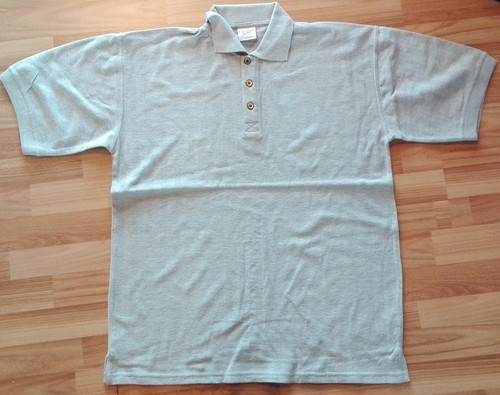 Lightning Ridge Collar T-Shirt Grey Size L NEW - Foto 1 di 2