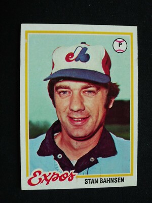 1978 Topps Baseball Card # 97 Stan Bahnsen - Montreal Expos (EX/NM)