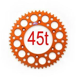 Renthal Rear/Back 45T/Tooth Orange Sprocket KTM MX Motocross Off 