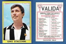 FIGURINA CALCIATORI PANINI 1966/67 - NUOVA/NEW - STACCHINI - JUVENTUS (BIS)