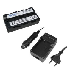 Akku 2400mAh + Ladegerät für viele Camcorder ersetzt Grundig BP-8 BP-9 BP-10