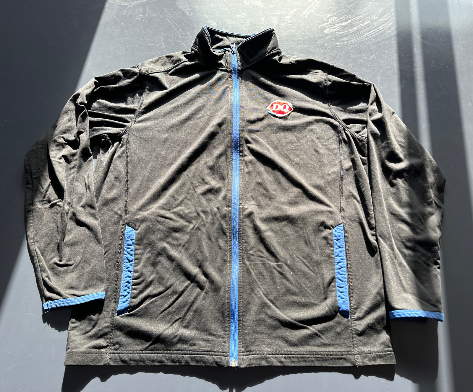 DQ Dairy Queen Jacket Employee Work Full Zip Jacket 2… Gem