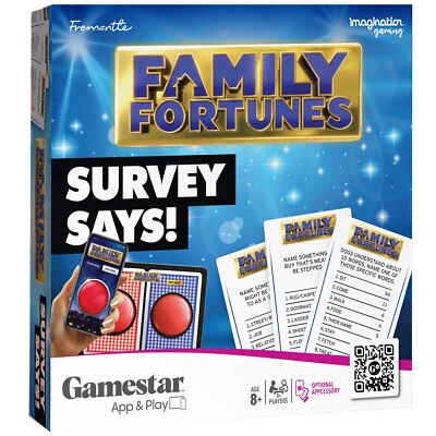 IMAGINATIONAL GAME Family Fortunes Survey Says Board Game Hour Of Family Kids Fun Complete Games