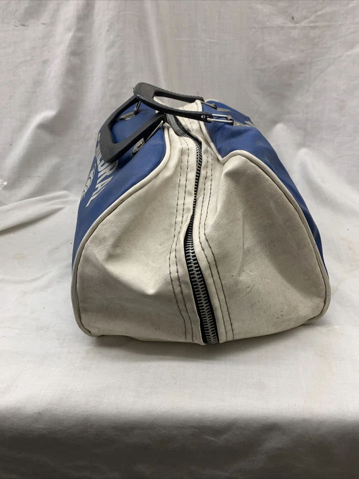 Bolso de Lona Gimnasio Vintage Catedral Azul Onda Crookston Minnesota High School MN Foto 3 de 4