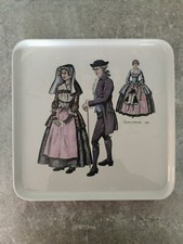 Platte Porzellan von Villeroy Boch septfontaines  Burgherdragt Tracht Teller