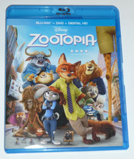 Zootopia Blu-ray Disney cartoon movie Judy Hopps Zootropolis BLU-RAY ONLY 