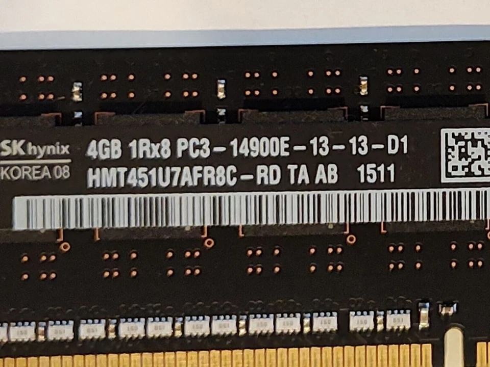 Apple Mac Pro 2013 Memory PC3-14900E 1866MHz 16GB 4x4GB HMT451U7AFR8C Trash Can - Image 2 of 2