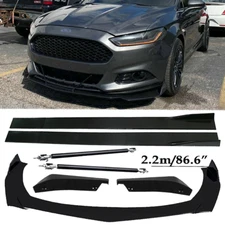Front Bumper Lip Spoiler Splitter Car Body Rear For Ford Fusion