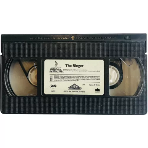 The Legend of Zelda The Ringer VHS Tape Only DiC Video Mario Bros. Nintendo 1989