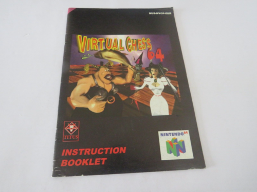Virtual Scacchi 64 per Il Nintendo N64 Manuale - Foto 1 di 2