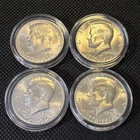 Lot of 4 1976 S  Silver Kennedy BU 40% Silver Half-Dollar Bicentennial USMint