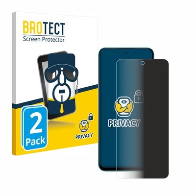 2x Blickschutz Folie für Xiaomi Poco M6 Pro 5G Displayschutz Privacy