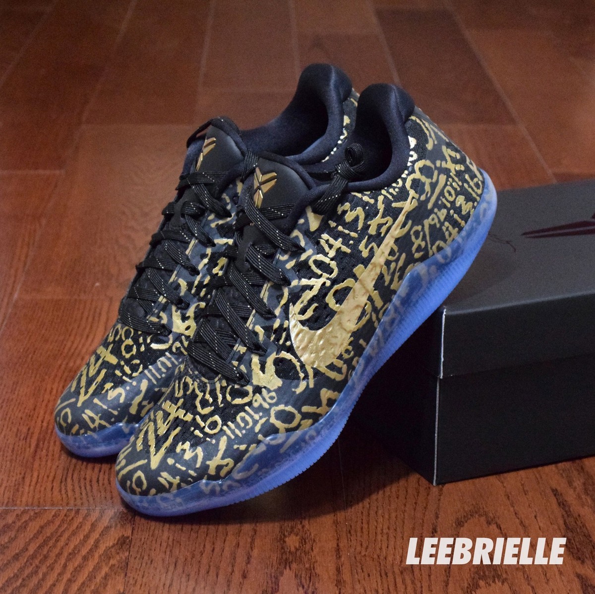 Nike Kobe 11 Elite Protro Low Mamba Day Black Metallic Gold IU4902