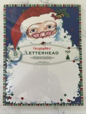 Holiday Letter Festive design  Computer Paper 100 Sheets New & Sealed Santa