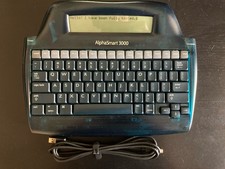 AlphaSmart 3000 word processor w/USB cable & batteries, fully tested & working