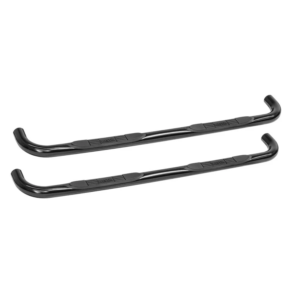 For Jeep Wrangler 1997-2006 Westin 3" E-Series Black Round Step Bars - Image 2 of 4