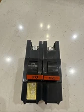 FPE   NA270 - Federal Pacific NA 240V Stab-Lok Circuit Breaker 70 AMP 2 POLE Red