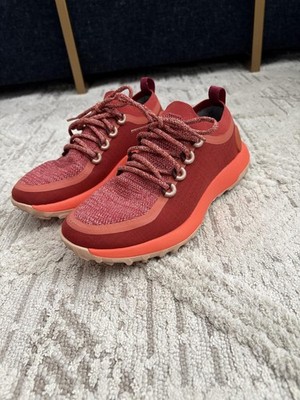 Allbirds Trail Runners SWT Women's 9 Rust Orange Coral Hiking Trail Shoes