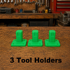 Fits Ryobi 18V Tool Wall Mount Holders Green 3 Organizers