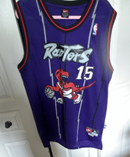 Nike Toronto Raptors Vince Carter #15 NBA Jersey Purple Black Red White XL