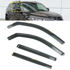 For Skoda Kodiaq MK1 SUV 5 Door 2016-2024 Tinted Wind Vent Visors Rain Guard Set