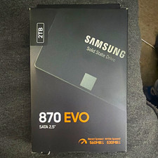 Samsung SSD 870 EVO 2TB 2.5in SATA Internal Solid State Drive MZ-77E2T0B/AM
