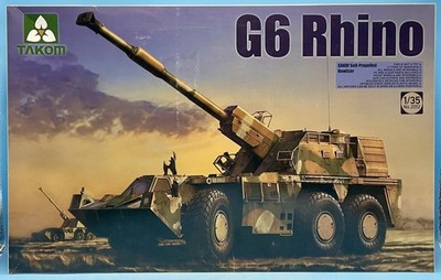 *US/CA Stock* Takom 1/35 2052 SANDF Self-Propelled Howitzer G6 Rhino Brand New