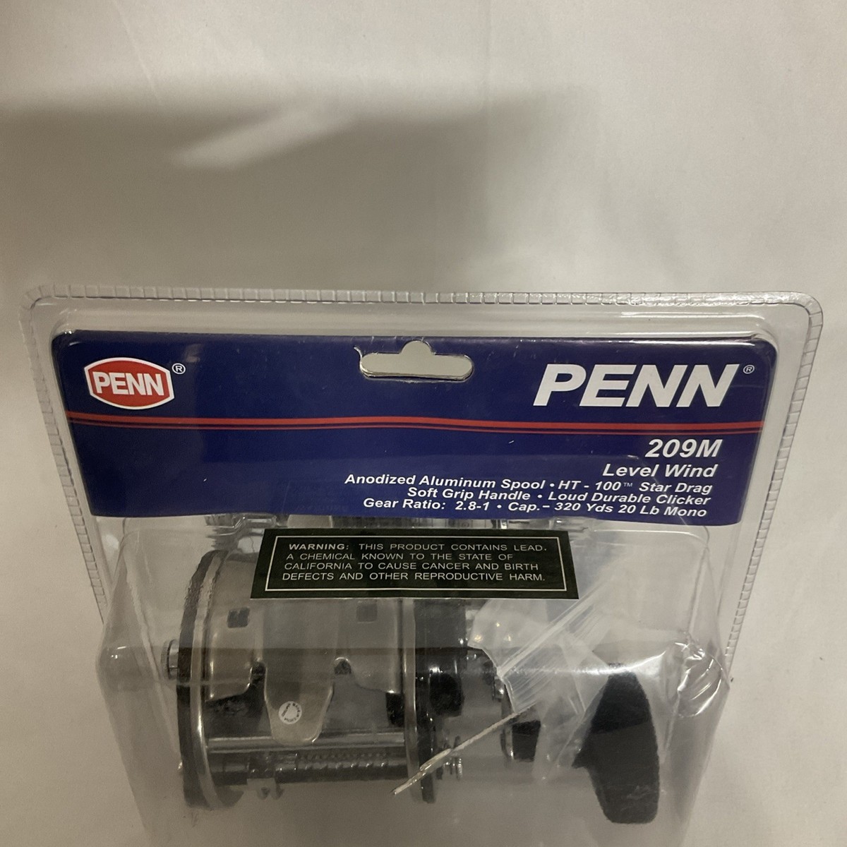 Penn 209M Level Wind Fishing Reel- brand new- clean- sealed | eBay