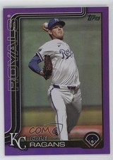 2025 Topps Series 1 Purple Rainbow 18/250 Cole Ragans #169 00t5
