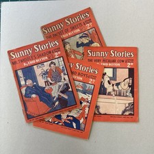 4x 1949-50 'Enid Blyton Sunny Stories' For Children