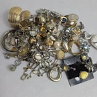 Lot Mixed Women’s Earrings Fashion Vtg Costume Jewelry Gold Silver Tone