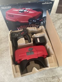 Nintendo Virtual Boy Console Boxed Bundle (Both Lens Soldered) *Please Read*