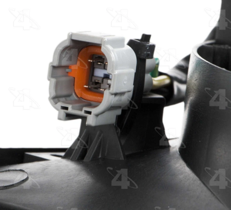 Radiador duplo e ventilador condensador compatível com 1998-2001 Nissan Altima QUATRO ESTAÇÕES - Imagem 2 de 3