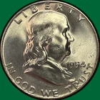 1954-D Franklin Half Dollar Brilliant Uncirculated BU Coin #42075