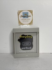 Heyday Earbud Case Cover Fits AirPods Gen 1/2 Black