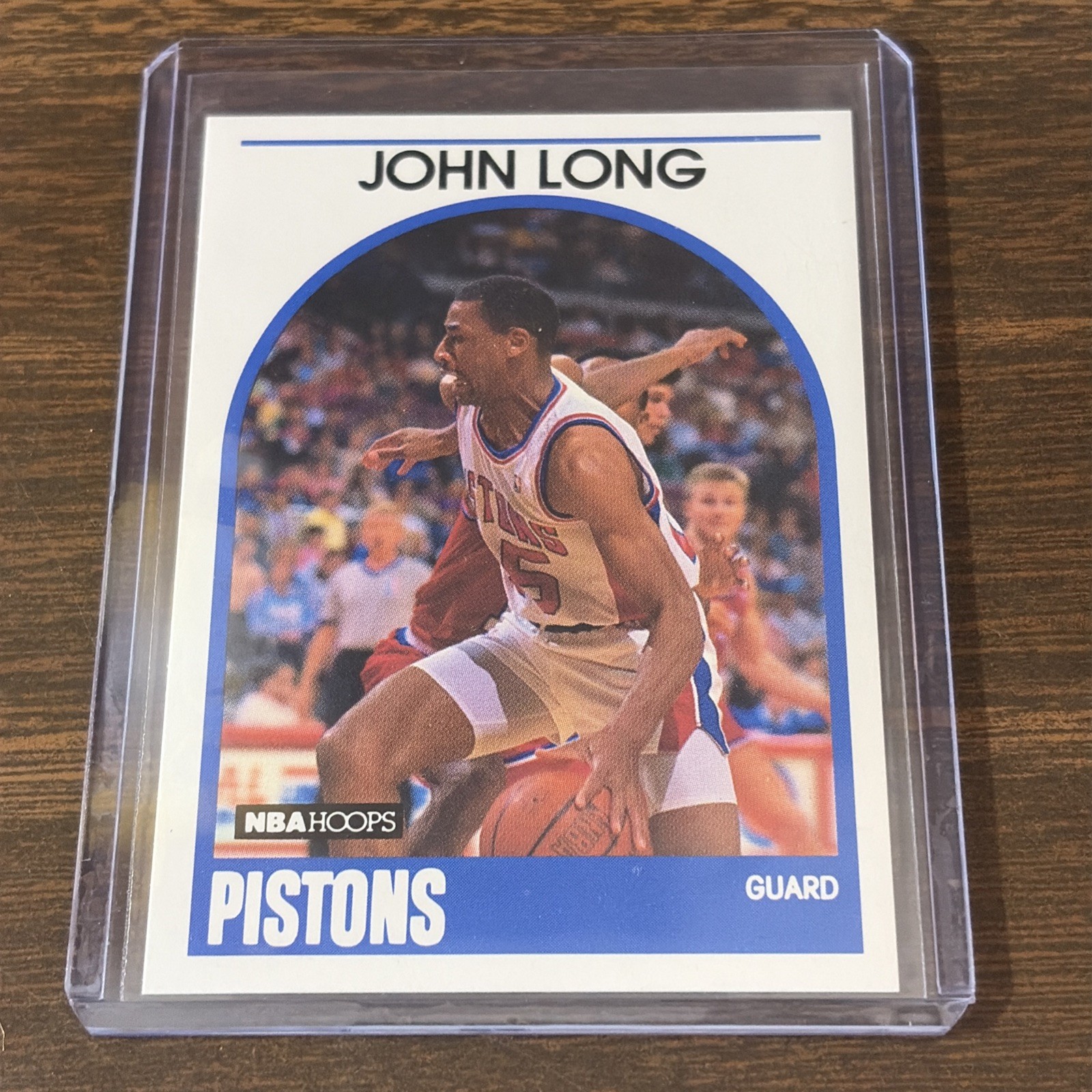 1989-90 NBA Hoops - John Long #167 Detroit Pistons (C)