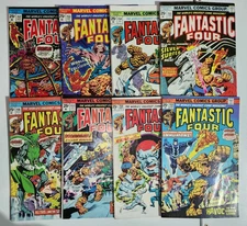 Fantastic Four Lot 152,153,154,155,156,157,158,159 Marvel 1974-75 SeeDescription