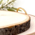 2mm Gold Titanium Stackable Ring CZ Hypoallergenic Unisex Band for Christmas Gif — photo 4