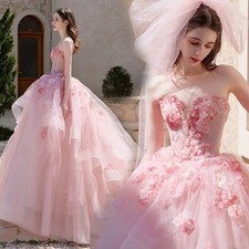 Noble Evening Formal Party Ball Gown Prom Bridesmaid Embroidered Dress TSJY20269