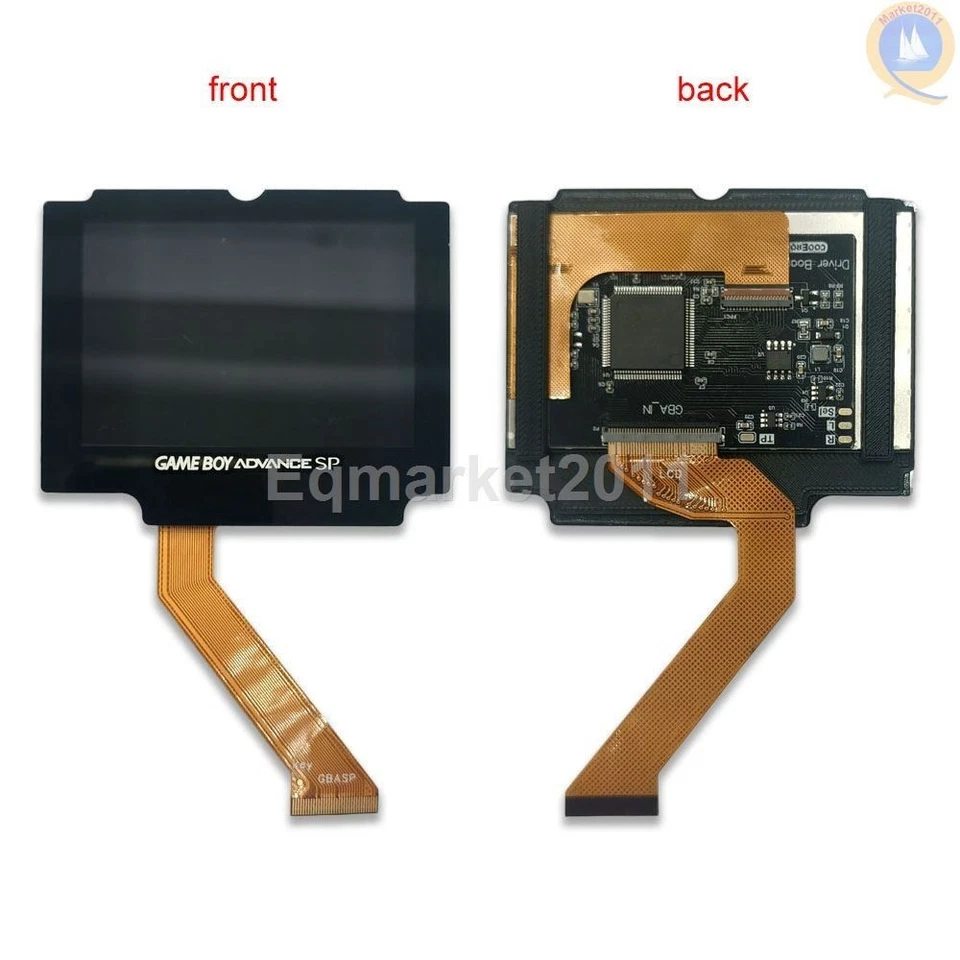GBA SP IPS LCD Backlight Screen Kit+Shell Drop in Easy For GameBoy Advance SP - Image 2 of 4