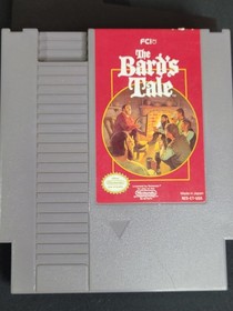 The Bard's Tale (Nintendo Entertainment System NES, 1991) Cartridge & Sleeve