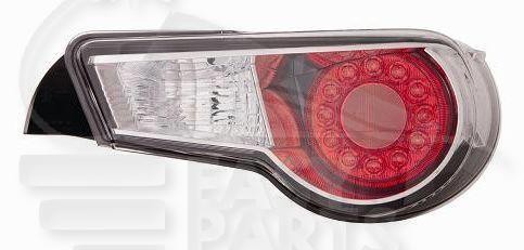 Feu arrière-gauche LED pour Toyota GT86 de 2013 bloc optique rouge