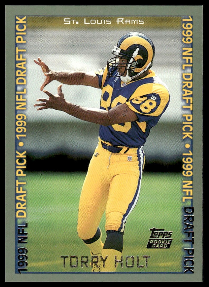 Torry Holt Rookie RC 1999 Topps #343 St. Louis Rams