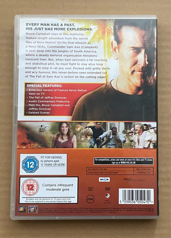 Burn Notice: The Fall of Sam Axe DVD (2012) Bruce Campbell, Kiele Sanche - Image 2 of 3