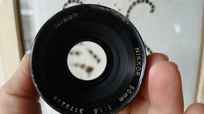 Nikon Nikkor 50mm f/1.8 MF Lens AI/AI-S? Made in Japan Clean Glass   See Photos