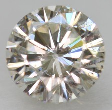 Certified 0.73 Carat G VS1 Round Brilliant Natural Enhanced Loose Diamond 5.77mm